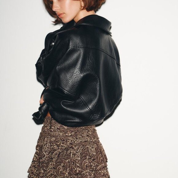 Zara Pleated Ruffle Skort - Picture 4 of 8